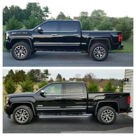 As with any modification, there are always risks involved. . Gmc sierra leveling kit before and after